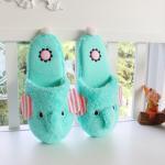 Cute Elephant Winter Indoor Slippers for Women